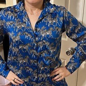 Zebra blouse size S